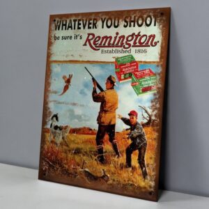 Remington Cazador con Faisán y Perro