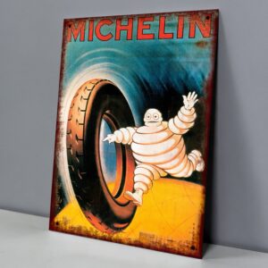 Michelin Bibendum Saltando la Llanta