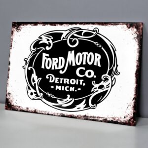 Ford Motor Co Detroit, Logo Antiguo