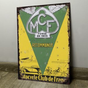 Moto Club de Francia 1903 - Chapa Vintage - AUT062