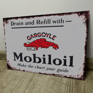 Mobiloil Gargoyle - Chapa Vintage - AUT065