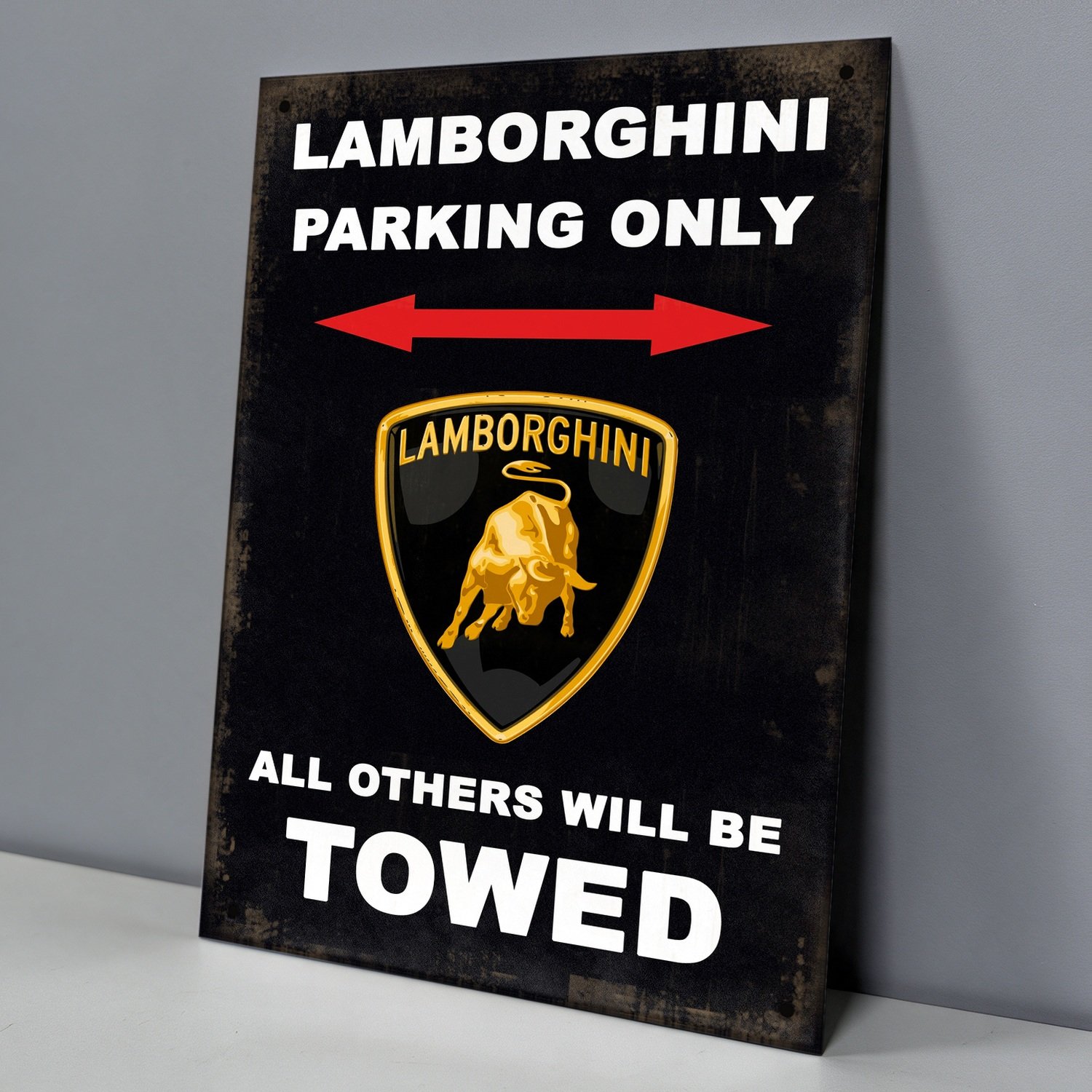 Estacionamiento Exclusivo Lamborghini - Chapa Vintage - PAR019