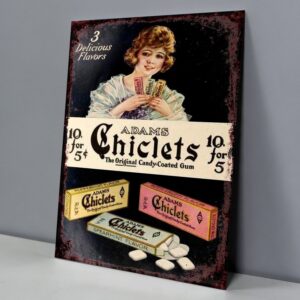 Chiclets Adams 3 Sabores, Publicidad Años 20