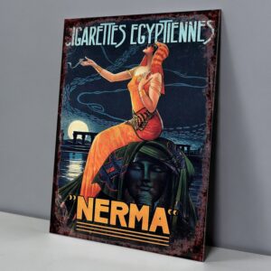 Cigarrillos Egipcios Nerma, Art Decó