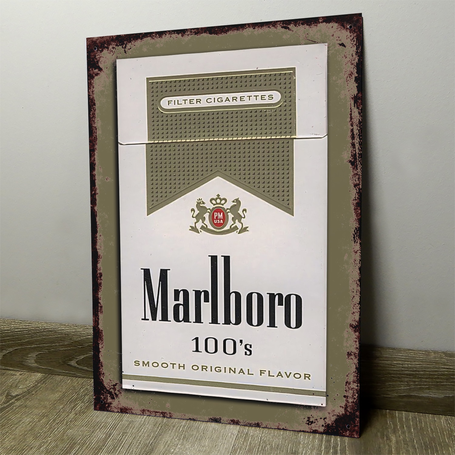 Cigarrillos Marlboro 100s - Chapa Vintage - CIG006
