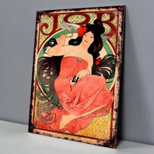 Cigarrillos Job, Art Nouveau de Mucha