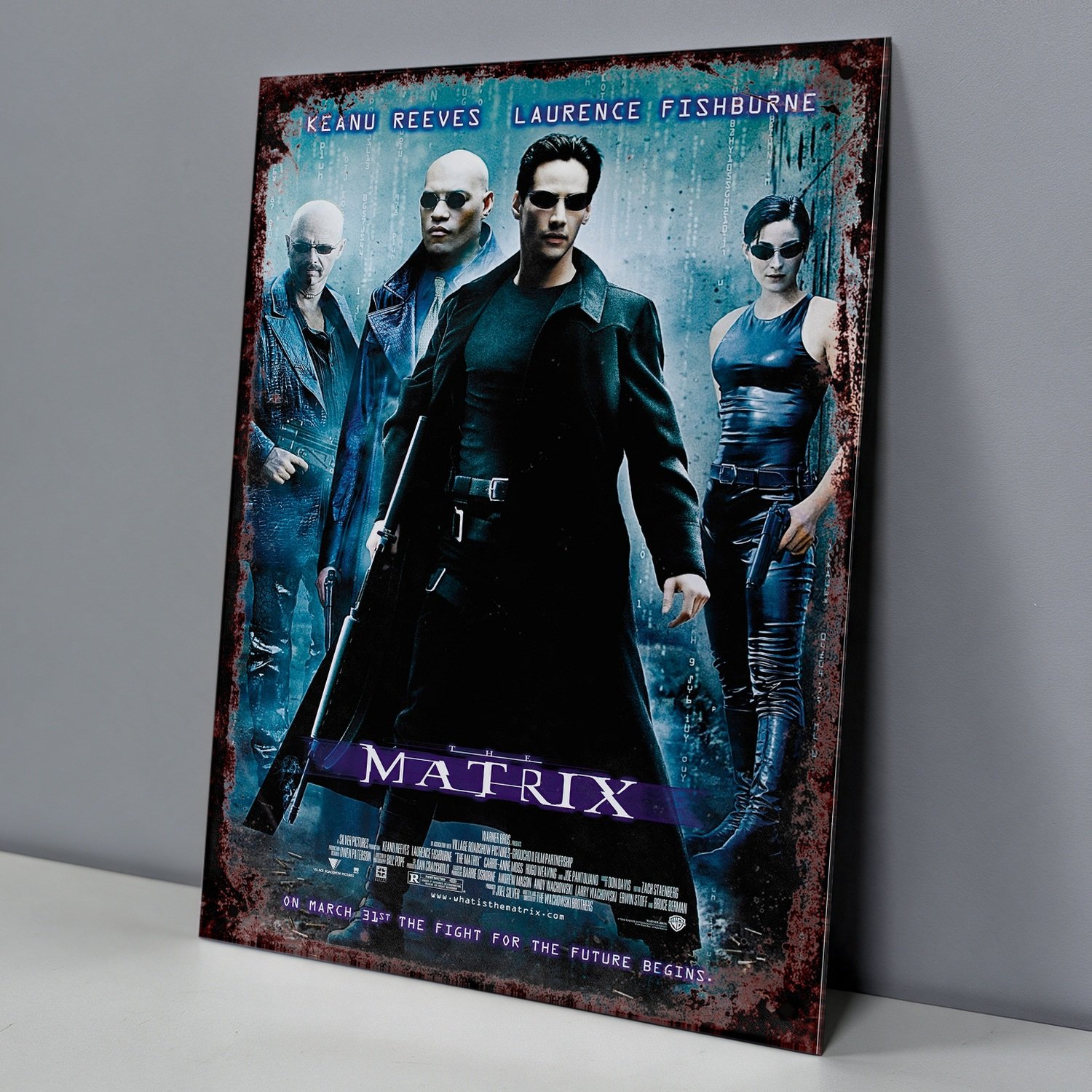 The Matrix, Keanu Reeves - Chapa Vintage - CIN035