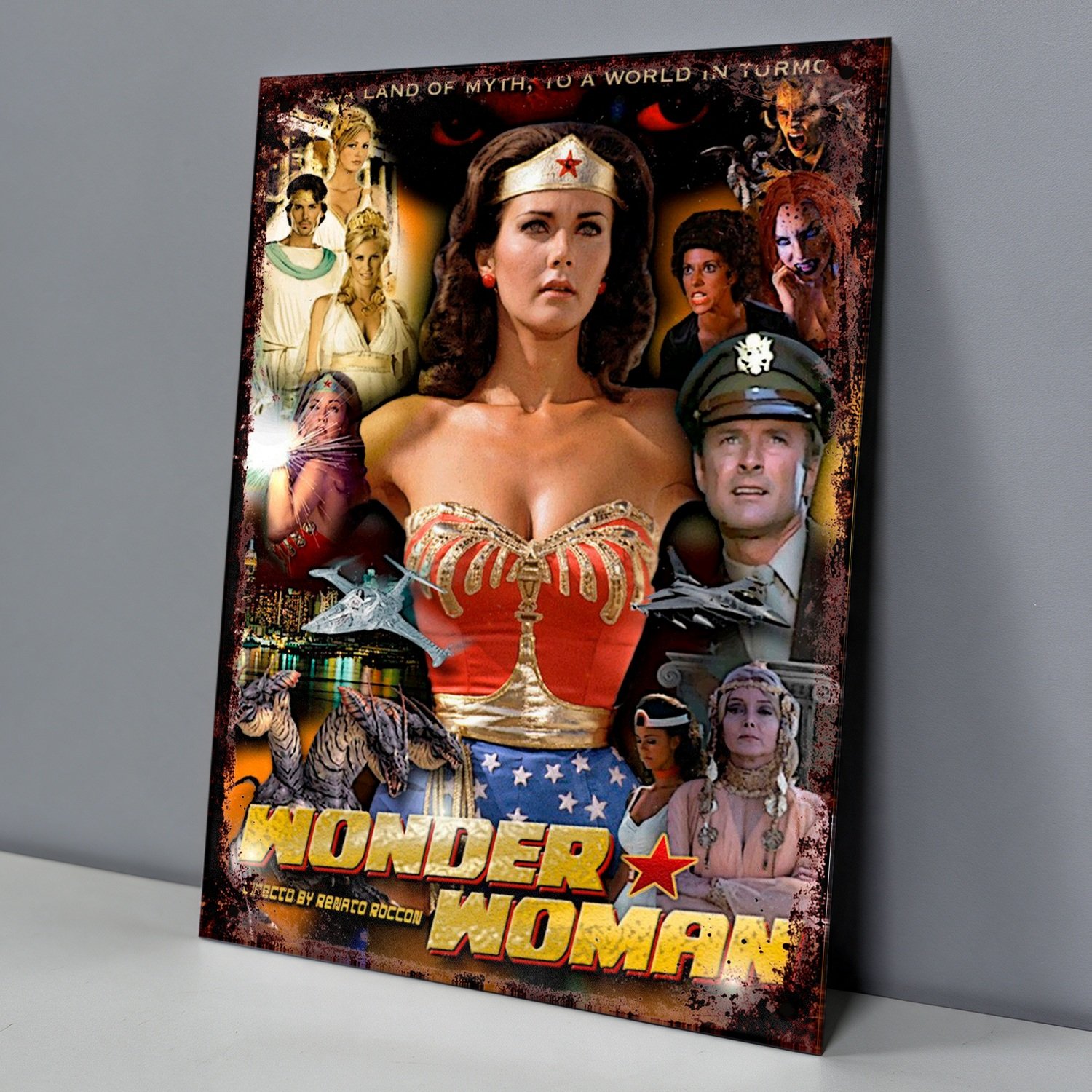 Wonder Woman, Lynda Carter - Chapa Vintage - CIN045