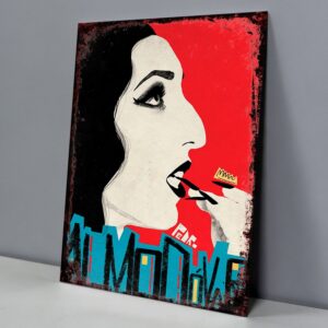 Almodóvar Pop Art Mujer Fumando