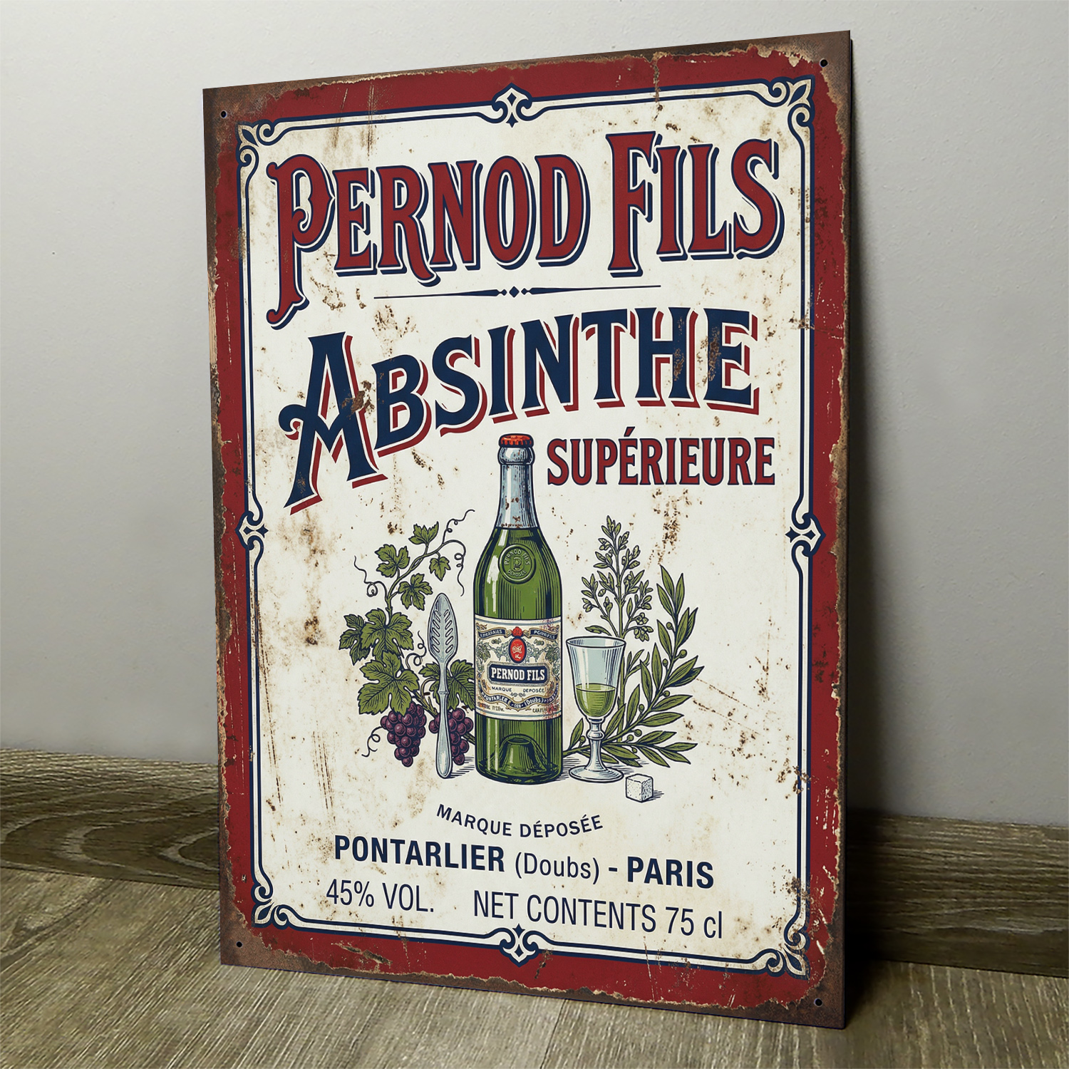Absinthe Pernod Fils - Chapa Vintage - ACT002