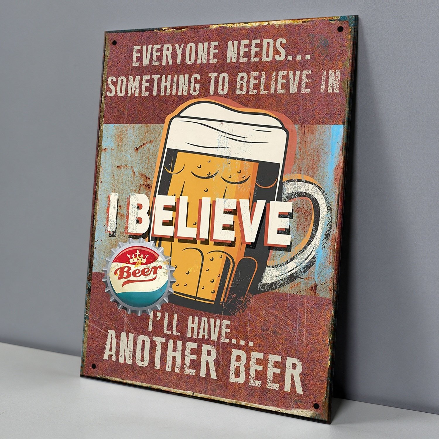 I Believe Ill Have... Another Beer - Chapa Vintage - BEE024