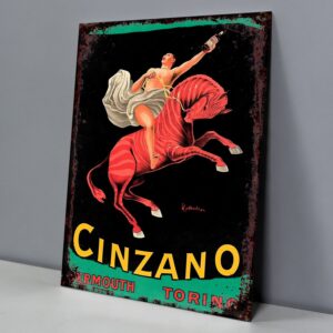 Cinzano Vermouth Torino Jinete