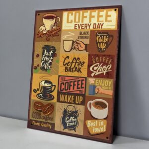But First, Coffee, Collage Café Vintage