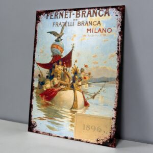 Fernet-Branca Art Nouveau 1896, Barca