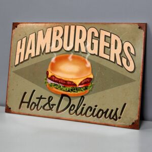 Hamburgers Hot & Delicious