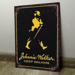 Johnnie Walker Keep Walking - Chapa Vintage - JOH004