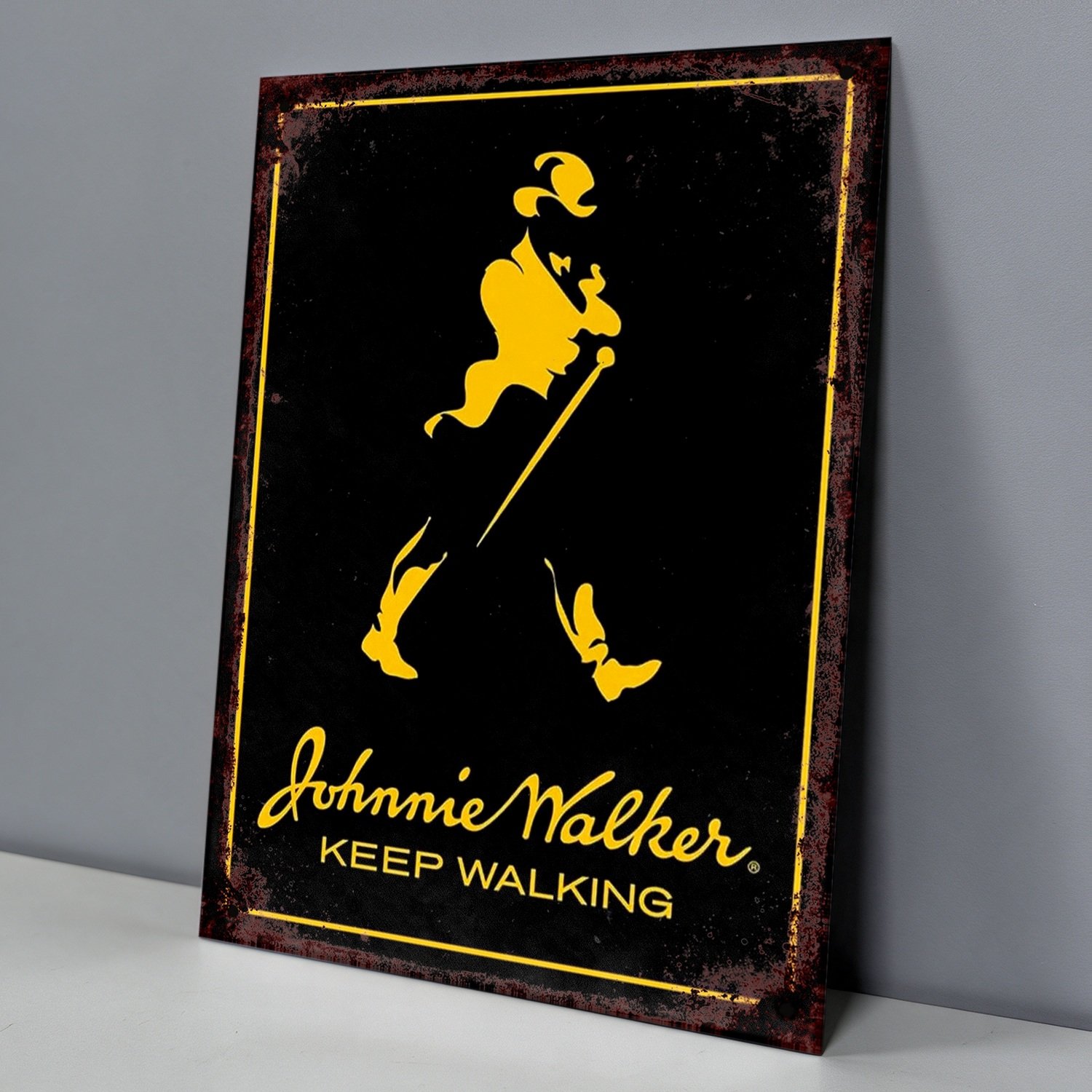 Johnnie Walker Keep Walking - Chapa Vintage - JOH004