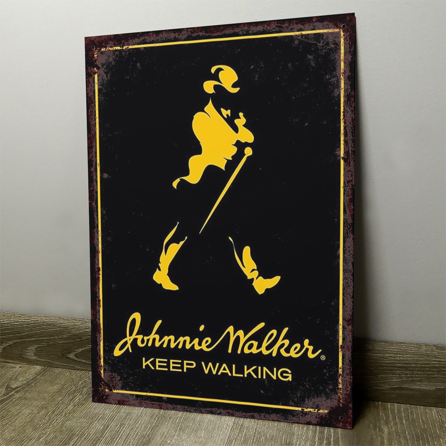 Johnnie Walker Keep Walking - Chapa Vintage - JOH004