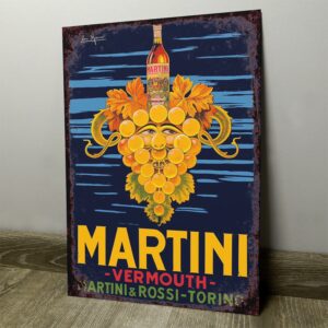 Martini & Rossi Vermouth con Uvas, Torino - Chapa Vintage - MAR002