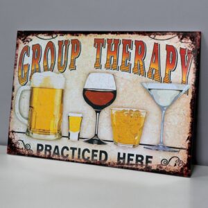 Group Therapy Practiced Here, Bar