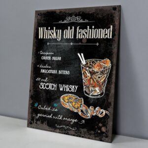 Receta Whisky Old Fashioned