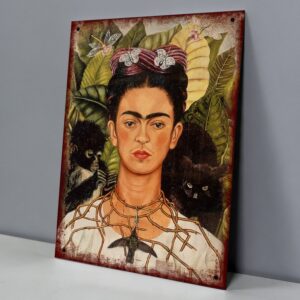Frida Kahlo Autorretrato Colibrí y Espinas