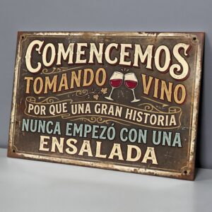 Una Gran Historia Nunca Empezó Con Ensalada
