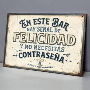 Bar Con Señal De Felicidad, Sin Contraseña