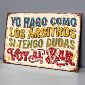 Como Los Árbitros: Si Tengo Dudas, Voy Al Bar