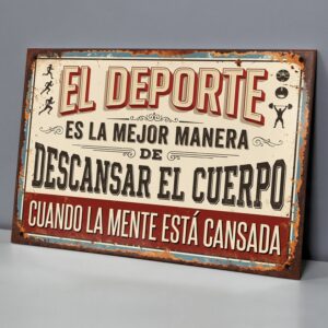 El Deporte Descansa El Cuerpo De La Mente Cansada