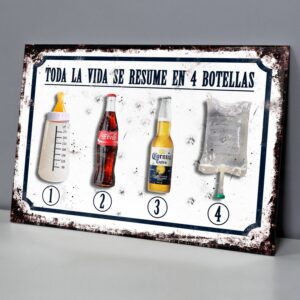 Toda La Vida Se Resume En 4 Botellas