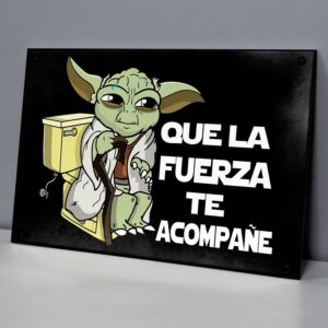 Yoda en el Baño, Que la Fuerza te Acompañe