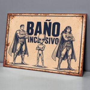 Baño Inclusivo Superhéroes