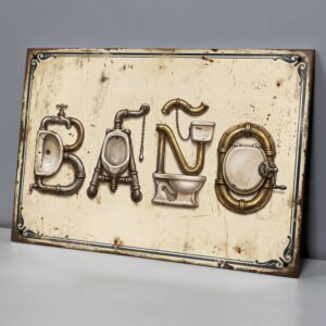 Baño Steampunk con Cañerías