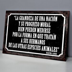 La Grandeza De Una Nación, Según Gandhi