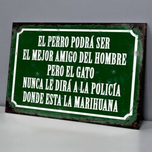 El Gato Nunca Le Dirá a La Policía Dónde Está La Marihuana