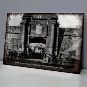 Puerta de la Ciudadela, Montevideo 1868