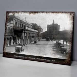 Plaza Independencia y Calle Juncal, 1922