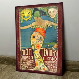 Montevideo Turismo y Carnaval 1915-16 - Chapa Vintage - MON029