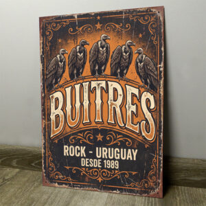 Buitres Rock Uruguay Desde 1989 - Chapa Vintage - ACP004