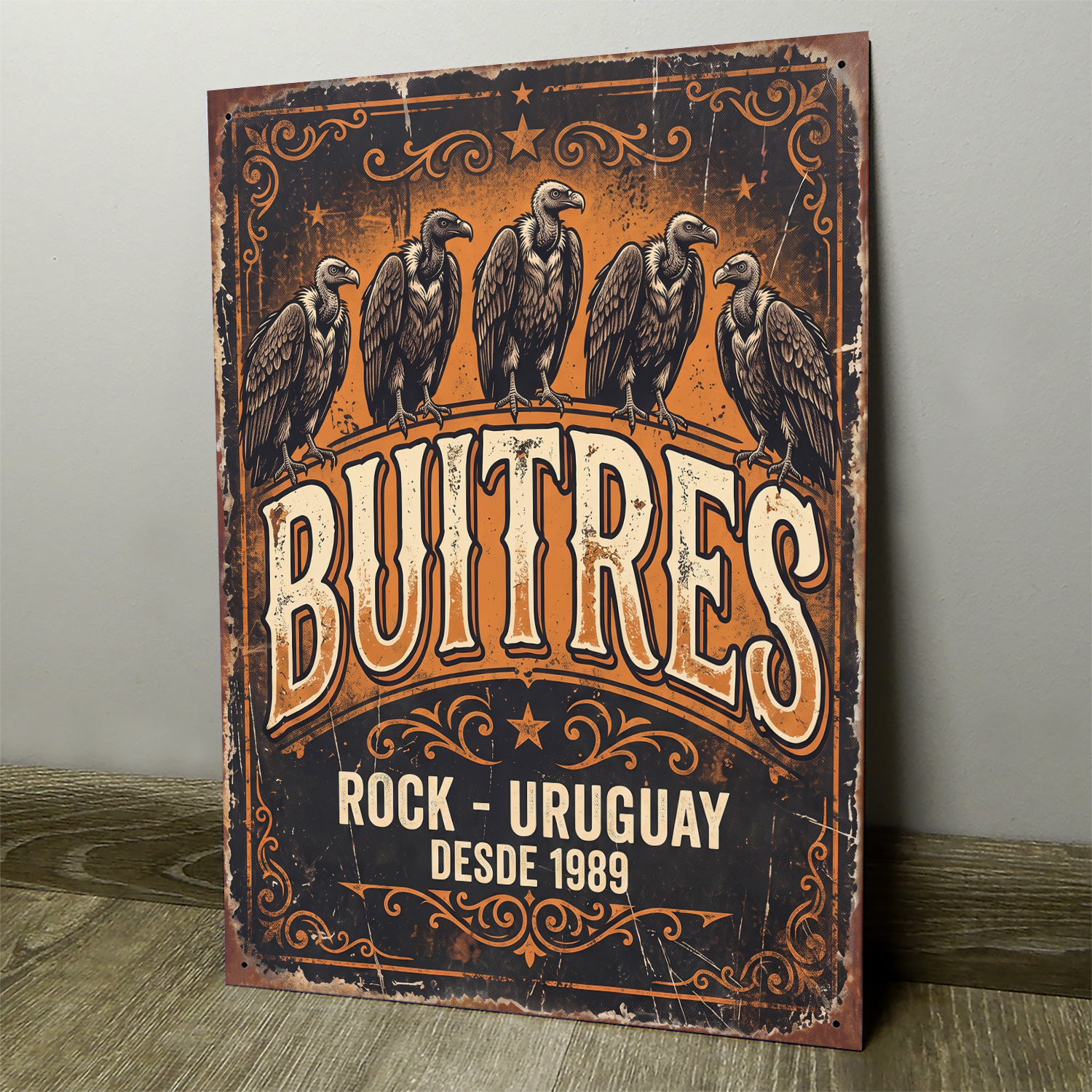Buitres Rock Uruguay Desde 1989 - Chapa Vintage - ACP004