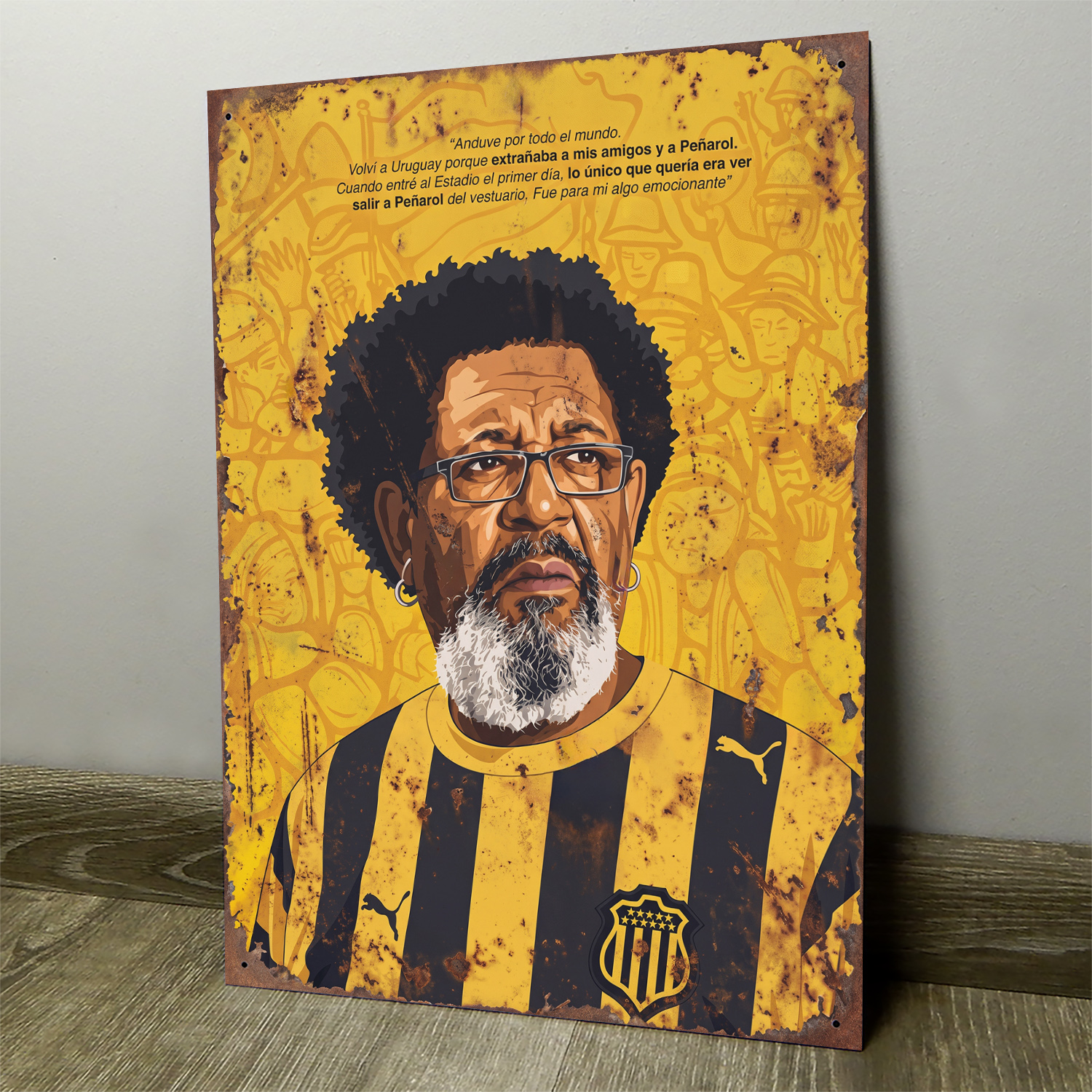Quería Ver Salir a Peñarol del Vestuario - Chapa Vintage - ACP005