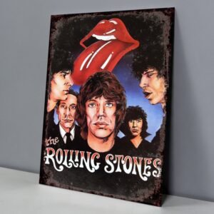 Rolling Stones Rostros y Logo Lengua