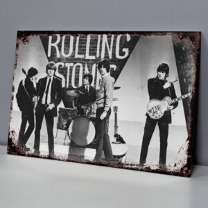 Rolling Stones Banda Completa Blanco y Negro