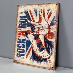 RocknRoll Mano De Cuernos Bandera Uk