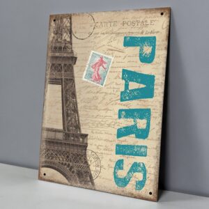 Paris Carte Postale Torre Eiffel