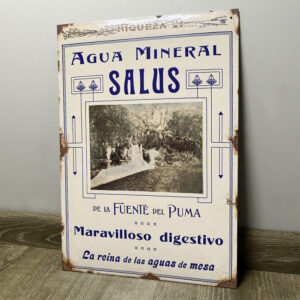 Agua Mineral Salus Fuente del Puma - Chapa Vintage - ACI016