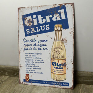 Citral Salus Refresco de Limón - Chapa Vintage - ACI017