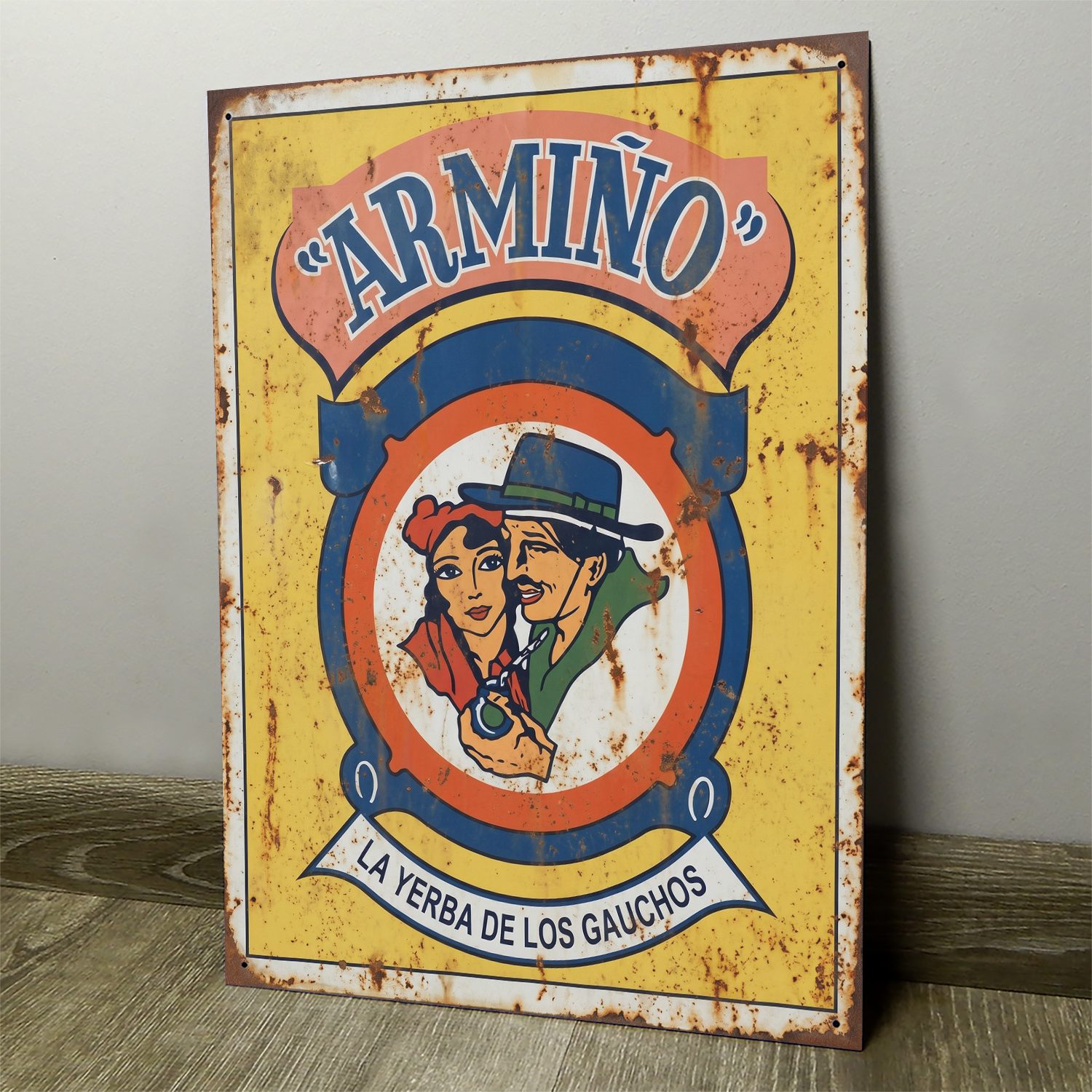 Armiño, La Yerba De Los Gauchos - Chapa Vintage - ACS003
