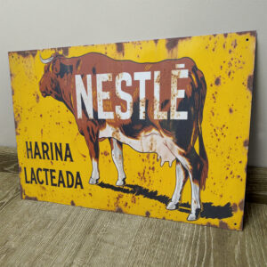 Nestlé Harina Lacteada, Vaca Lechera - Chapa Vintage - ACS007